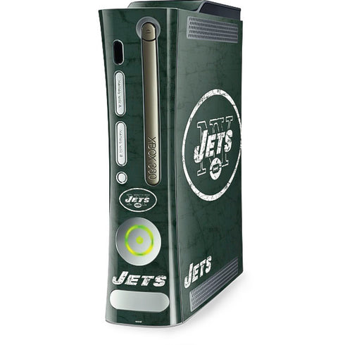 NFL New York Jets Distressed Xbox 360 (Includes HDD) Skin